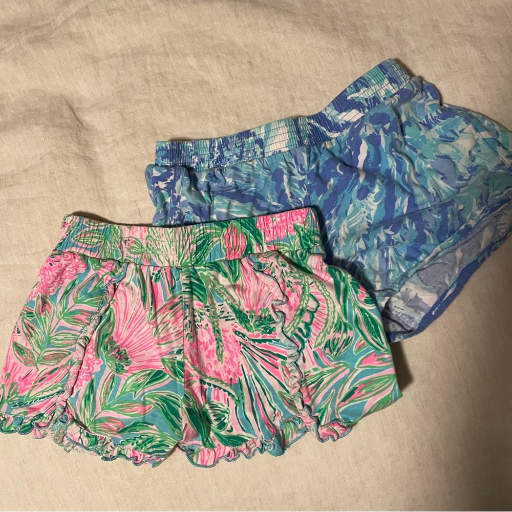 Lilly Pulitzer Girls Medium 6-7 Darling Summer Shorts Bundle